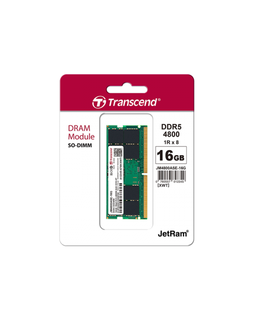 Transcend 16GB DDR5 4800MHz Laptop RAM